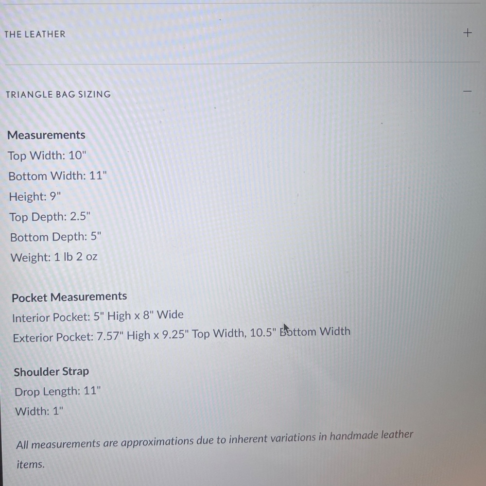 Portland Leather Modified Triangle Bag Cowboy Blue and Bifold Wallet - Picture 11 of 15